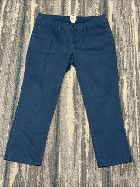 Size 10 Field & Stream Blue Straight Leg Casual Pants 👖